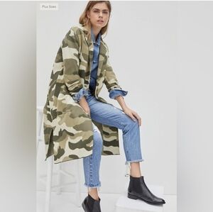 Anthropologie Maeve Camo Cardigan